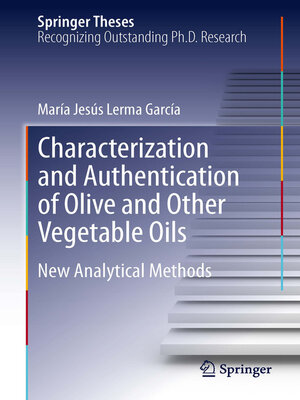 cover image of Characterization and Authentication of Olive and Other Vegetable Oils